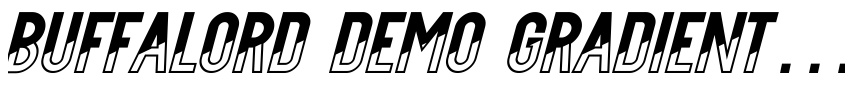 Preview Buffalord Demo Gradient Italic