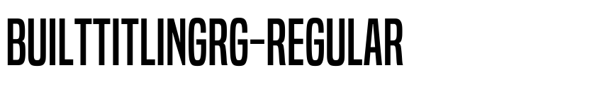 Preview BuiltTitlingRg-Regular