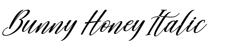 Preview Bunny Honey Italic