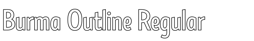 Preview Burma Outline Regular