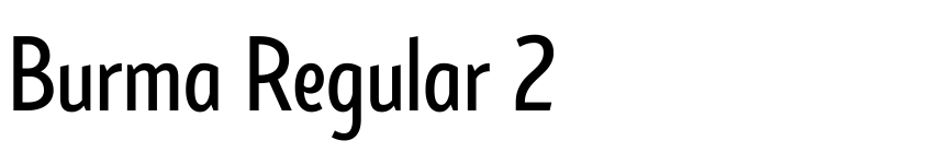 Preview Burma Regular 2