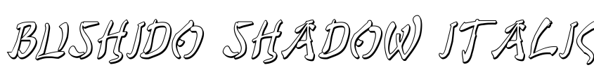 Preview Bushido Shadow Italic
