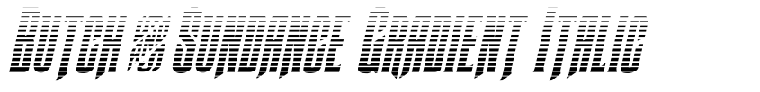 Preview Butch & Sundance Gradient Italic