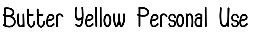 Preview Butter Yellow Personal Use