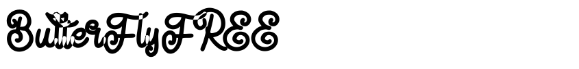Font ButterFlyFREE by Vunira Design