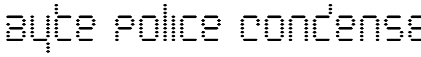 Preview Byte Police Condensed