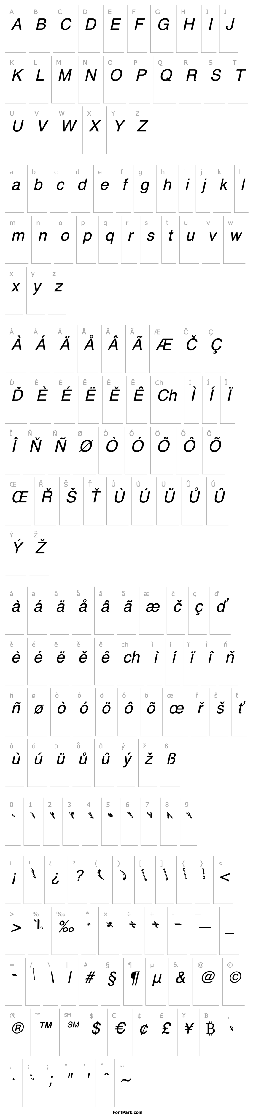 Overview B Aseman Italic