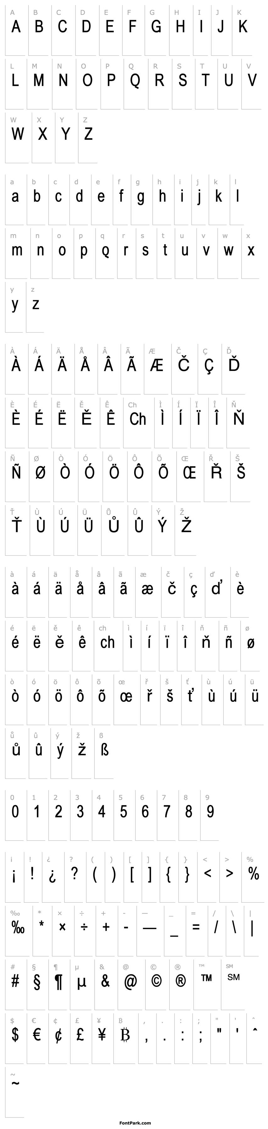 Overview BabelSans