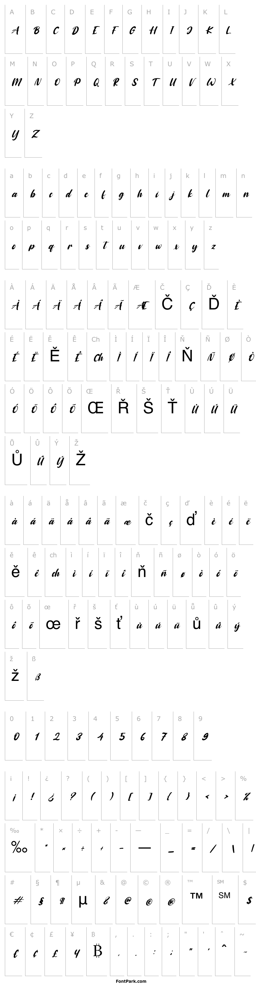 Overview Baby Coffee Italic