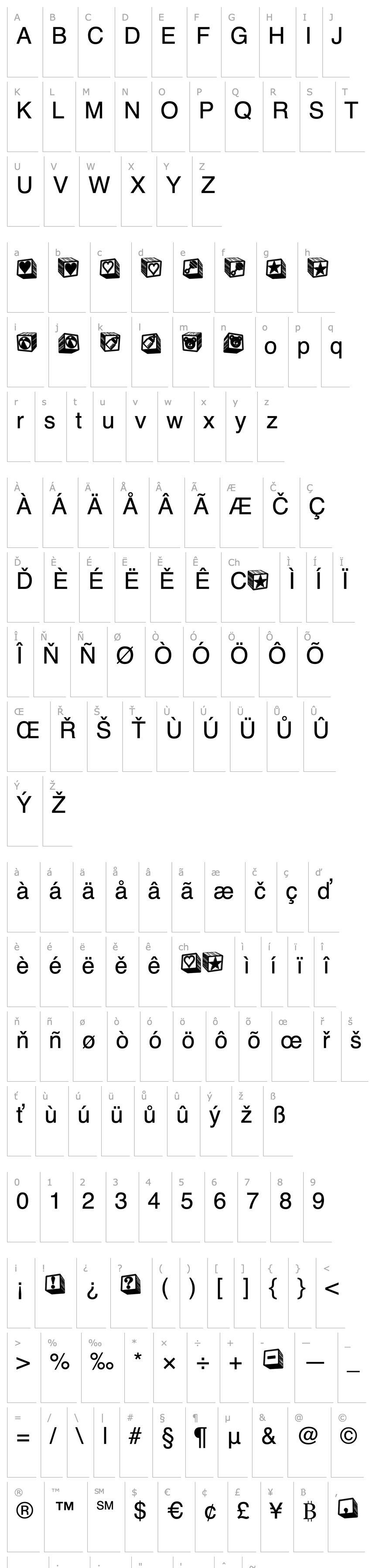 Overview BabyBlockDingBats