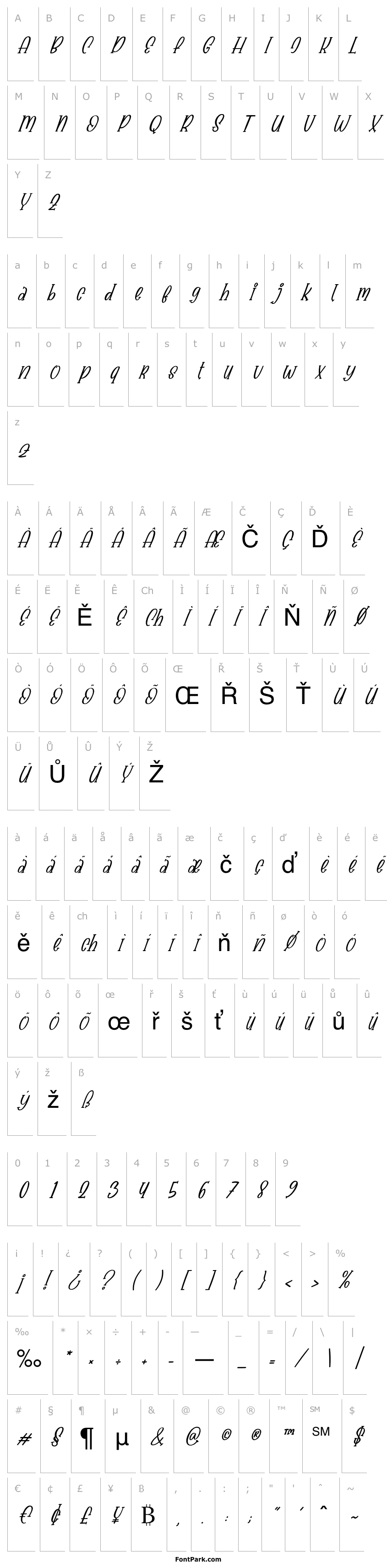 Přehled Babyface Italic