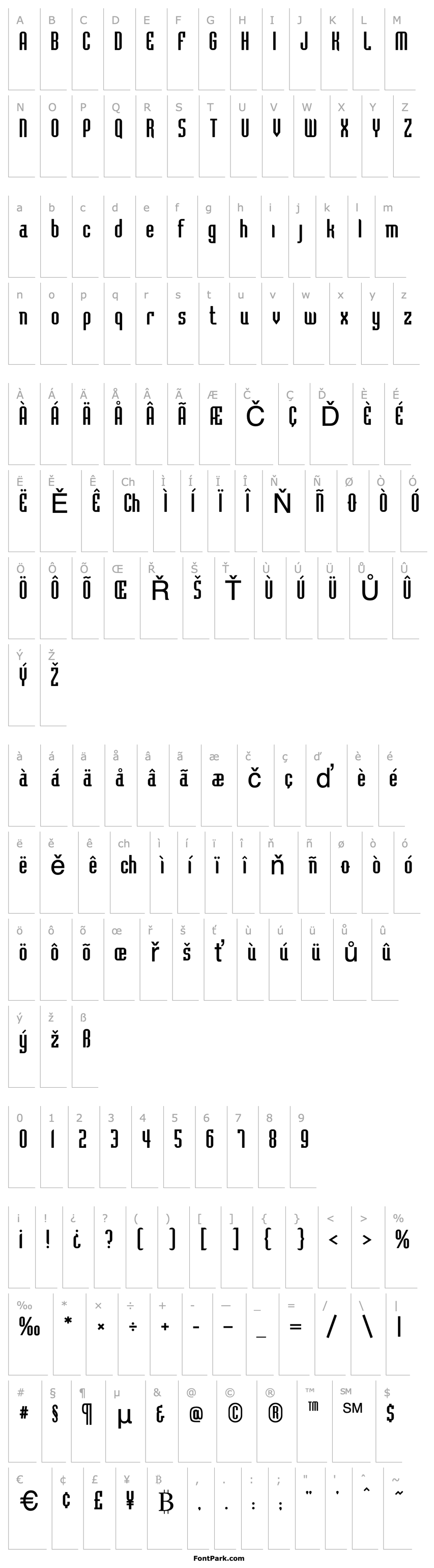 Overview Baccus Regular