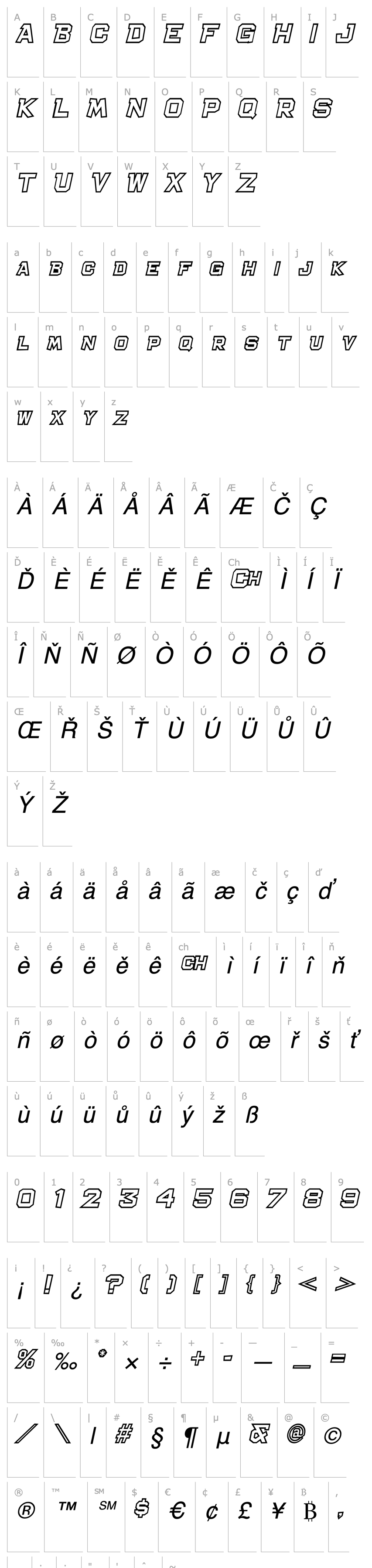 Overview Bachelor Pad Outline JL Italic