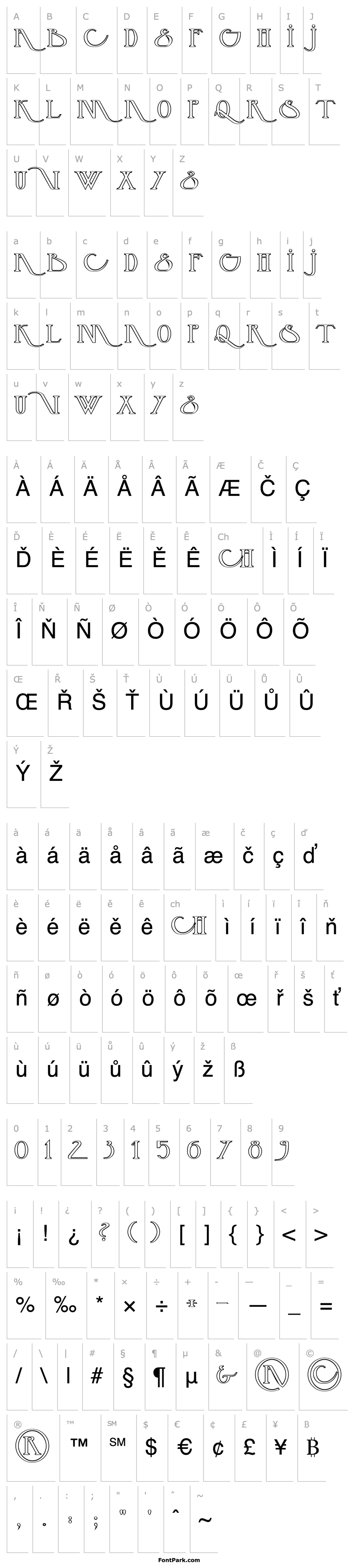 Přehled Backspace Outline