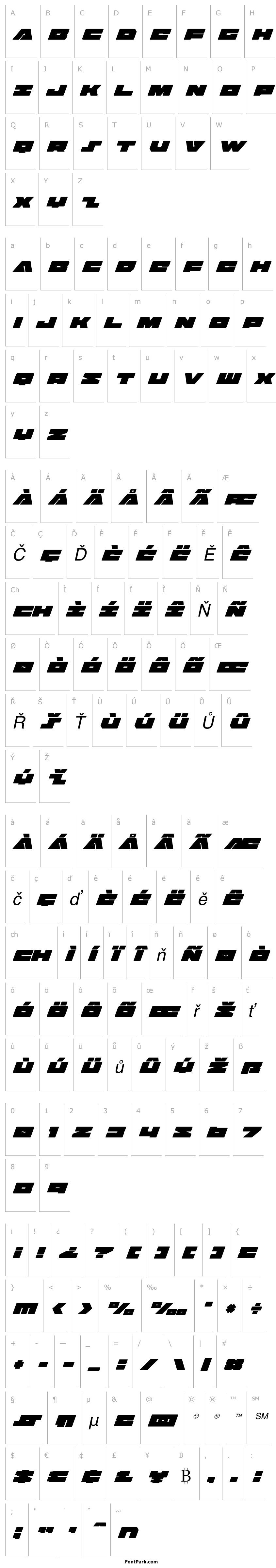 Overview Bad Axe Super-Italic