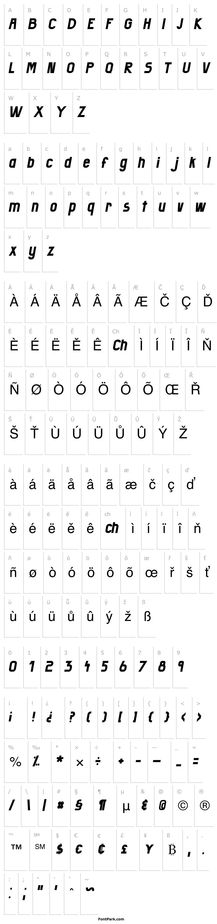 Overview Badang Italic