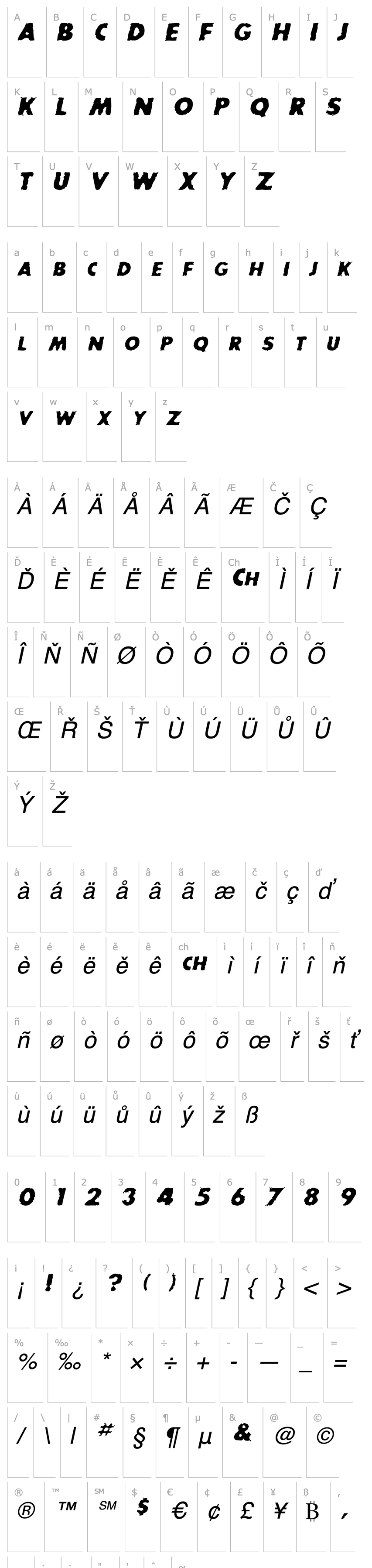 Přehled BadDogSCapsSSK Italic