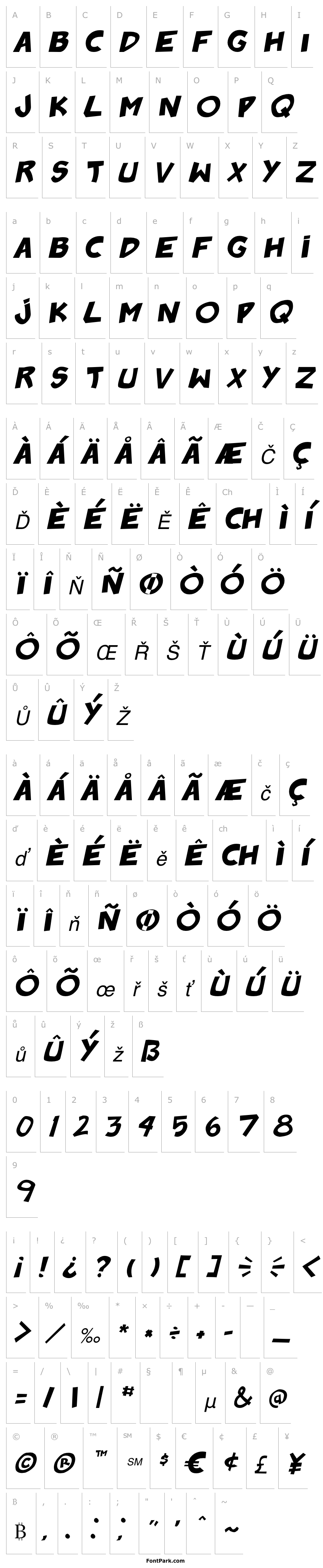 Overview badonk-a-donk2 Italic