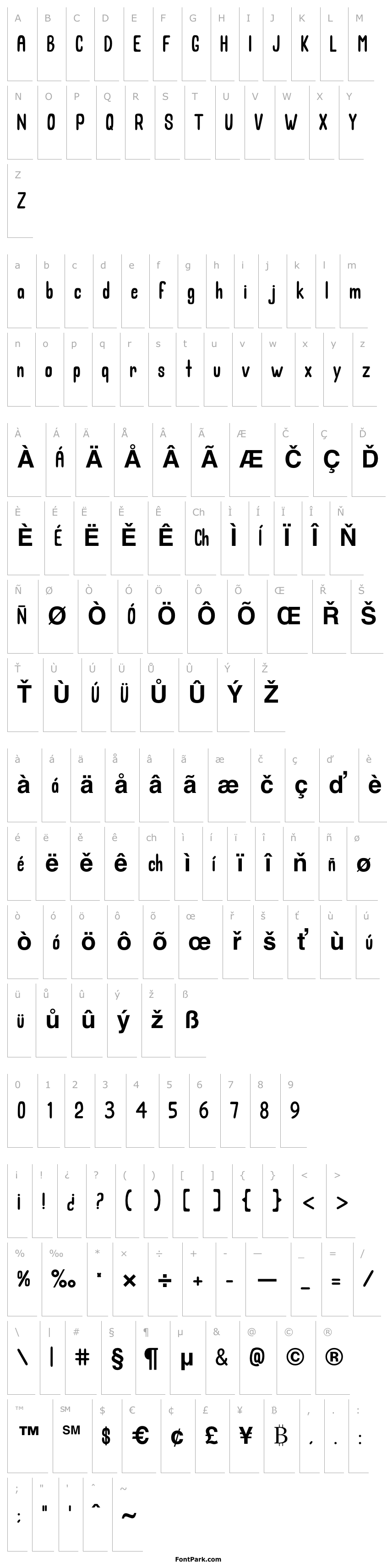 Přehled Bagally SemiBold