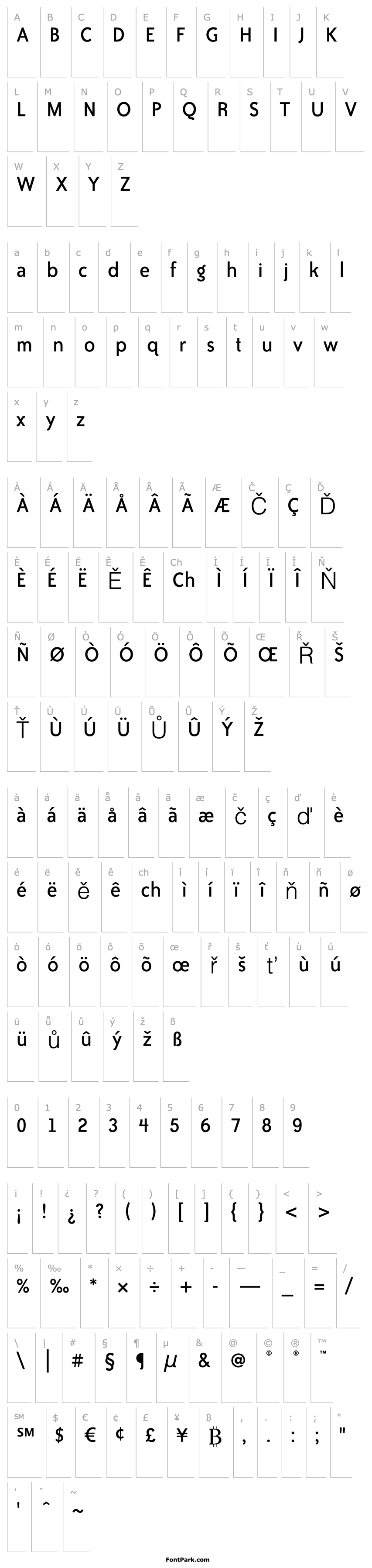 Overview Bailey Sans ITC Book