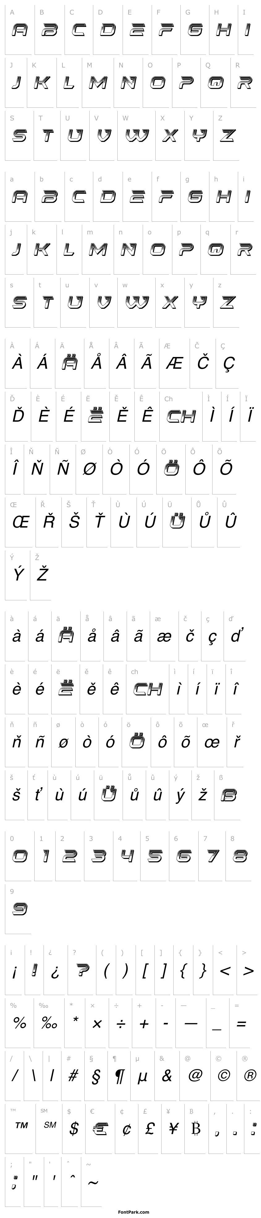 Overview Baiser Italic