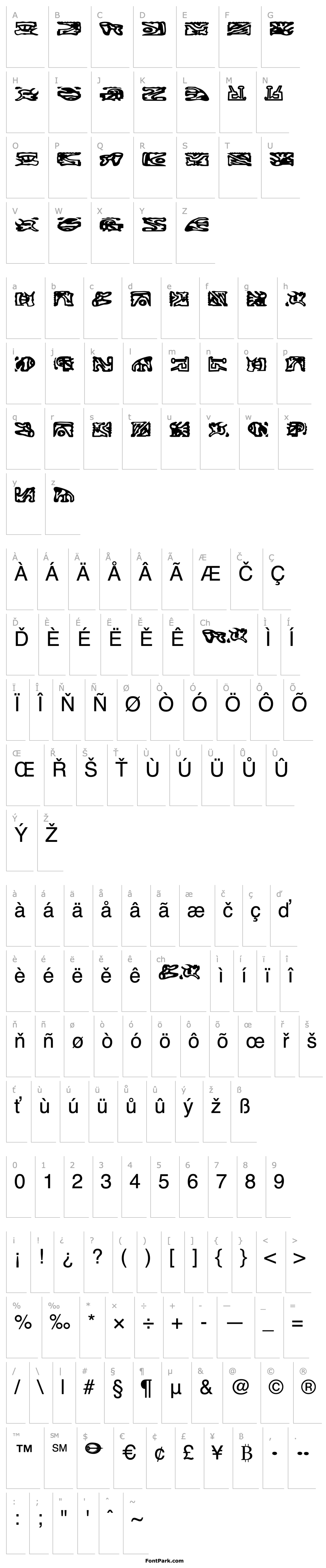 Přehled Bajoran Ideogram - ST canon based