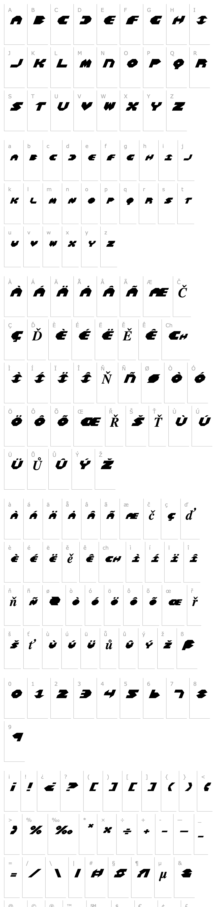 Overview Bal-Astaral Expanded Italic