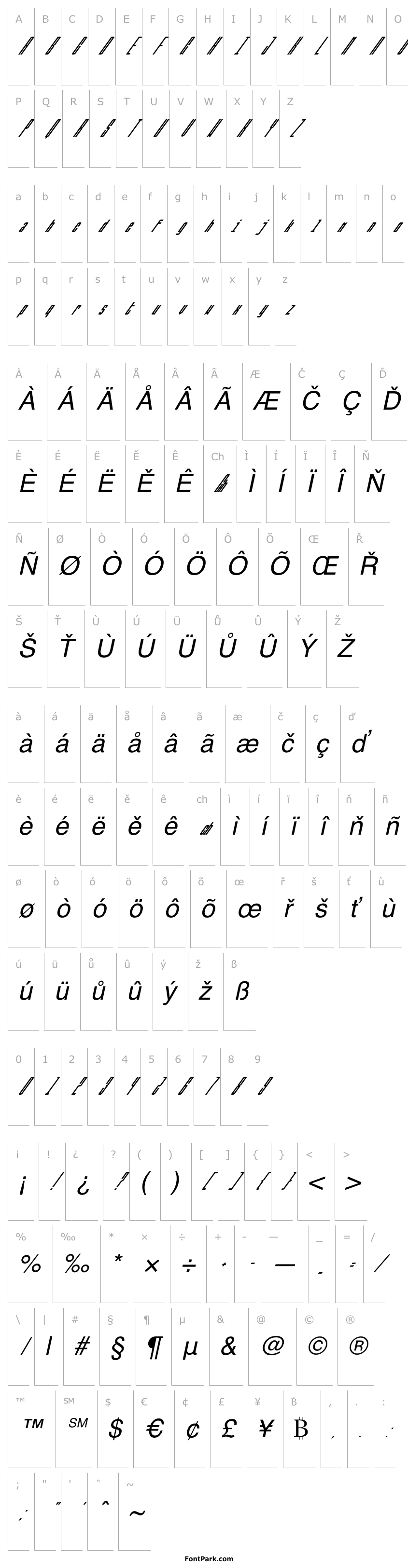 Přehled Ballbase MegaUltraItalic