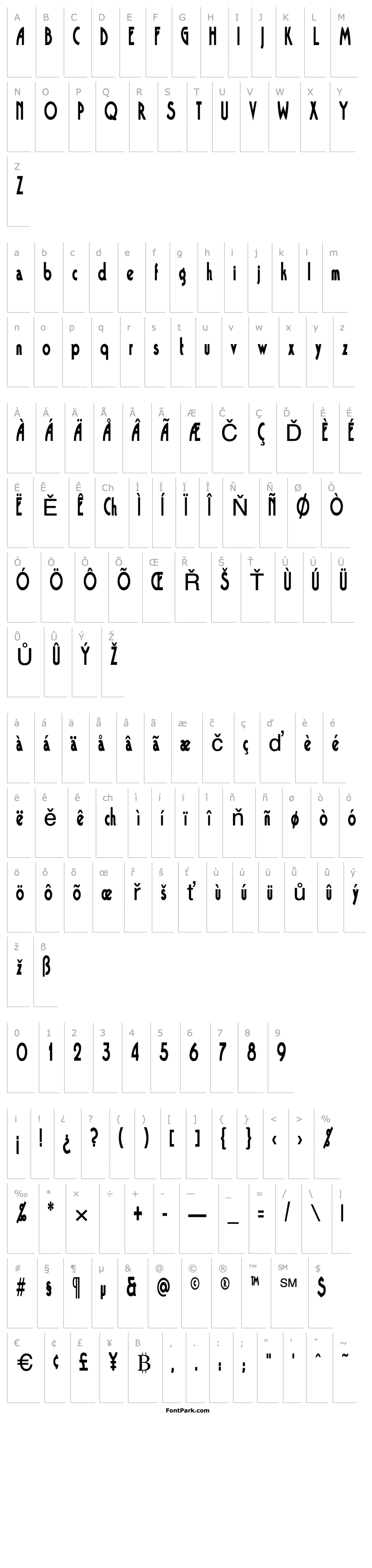 Přehled BandstandCondensed