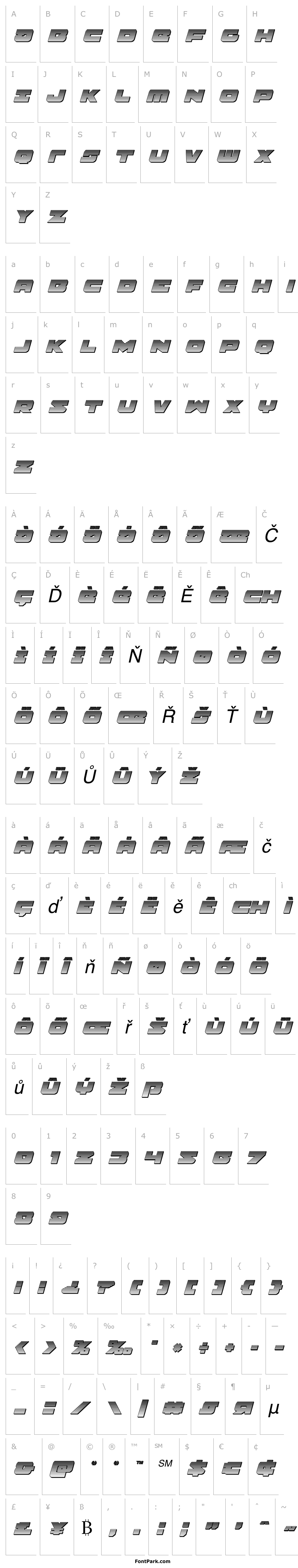 Overview Banjin Chrome Italic