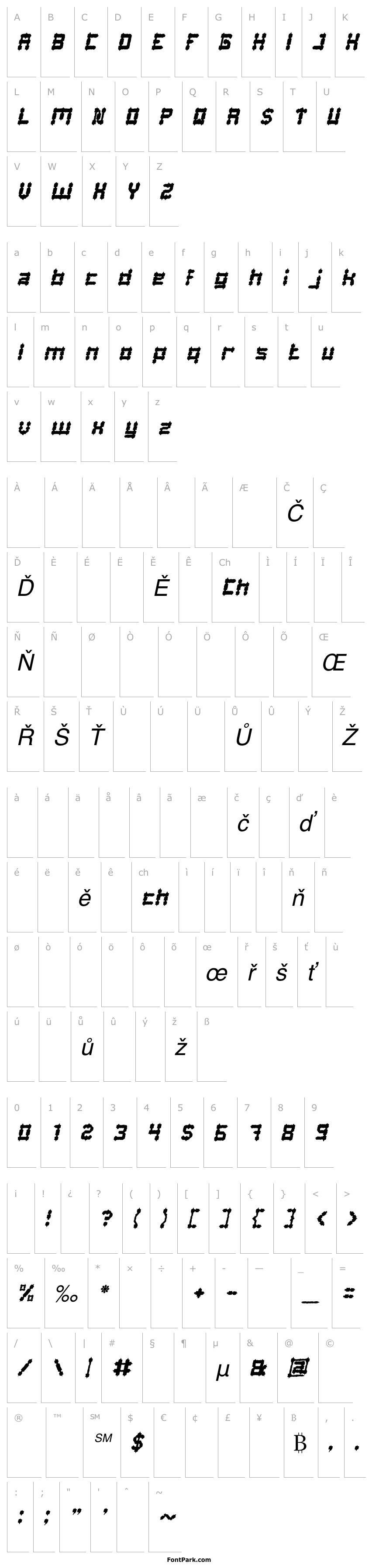 Overview BARBARIAN Italic