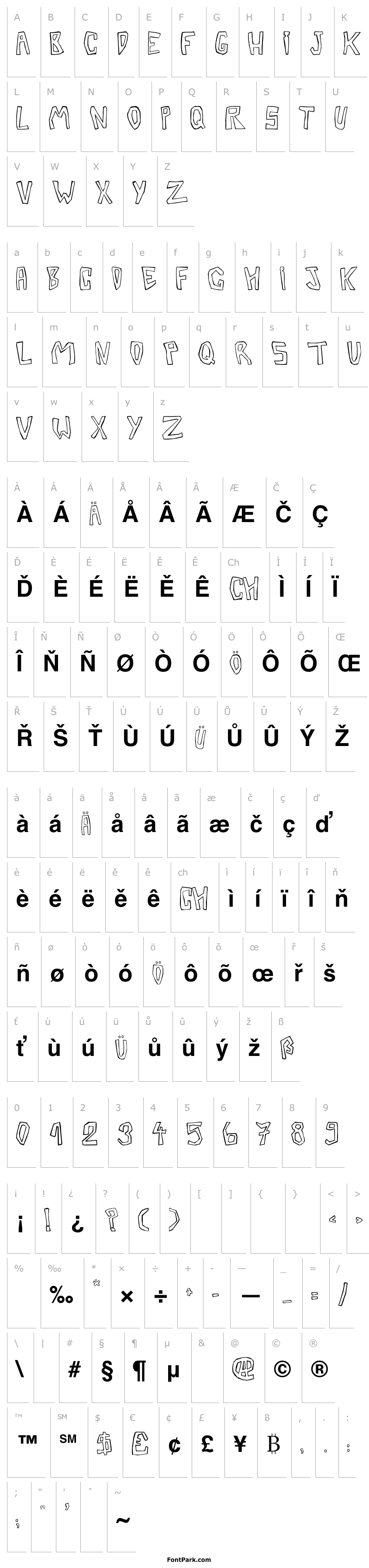 Přehled BarbTwistedOutline