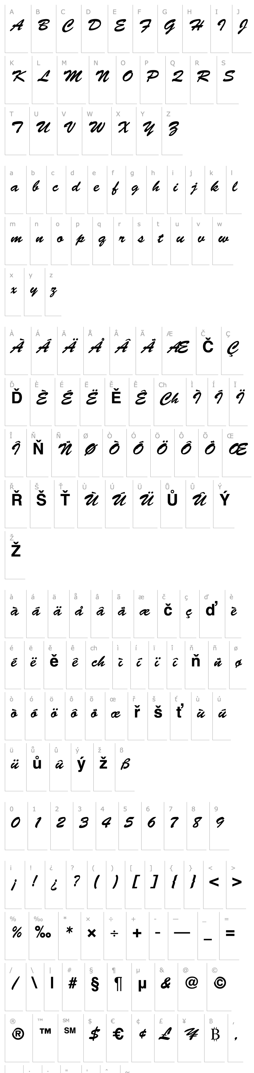 Overview BarcBrushDB Bold