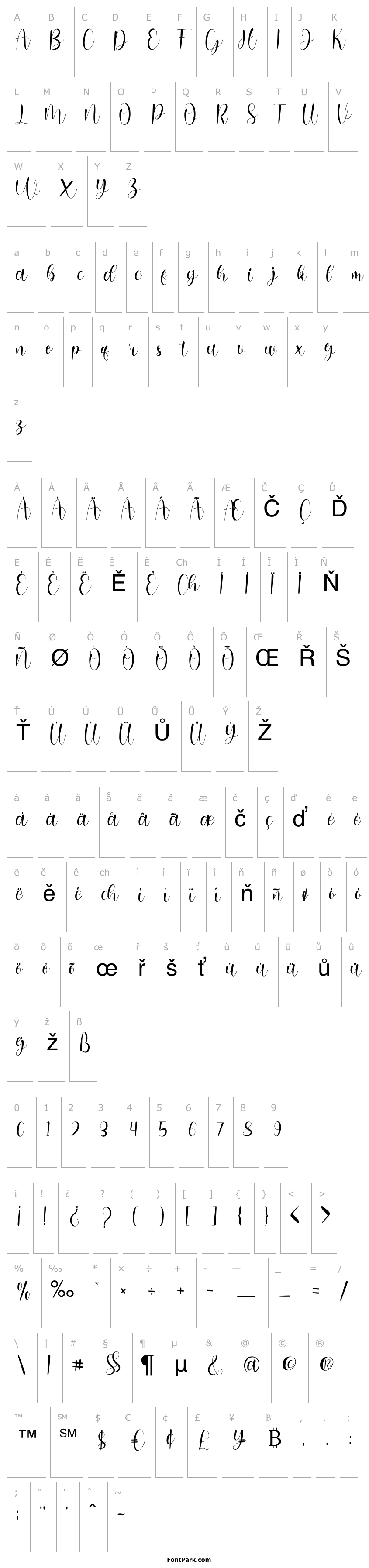 Přehled barisha script - Personal Use