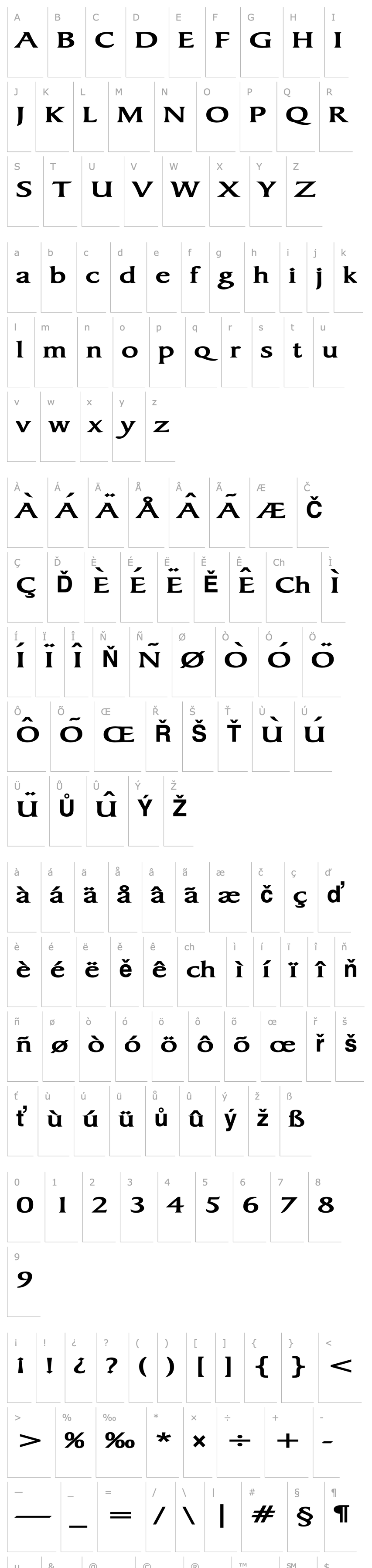 Overview Barrett Extended Bold