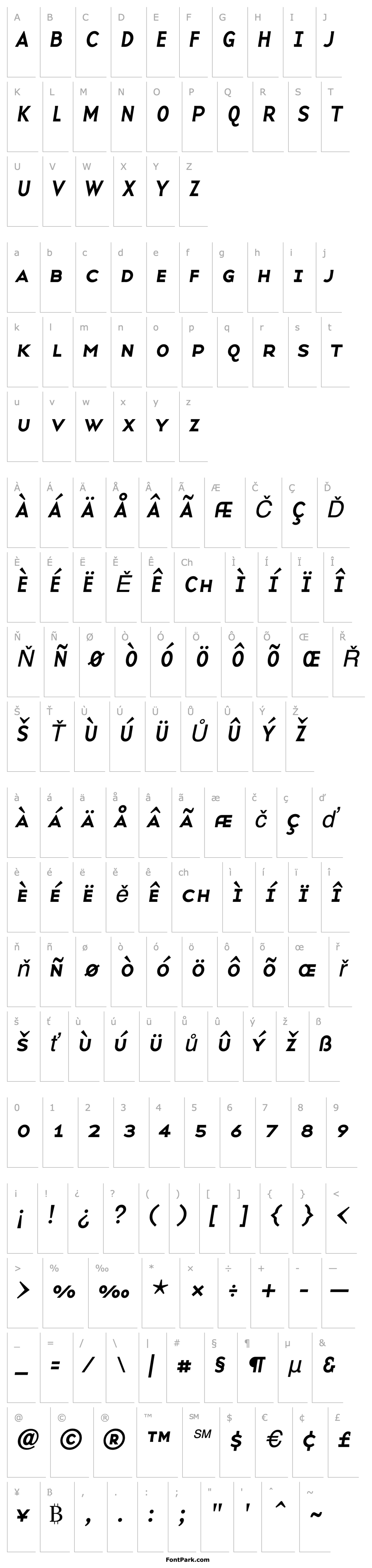 Overview BaseNineSmallCaps Italic