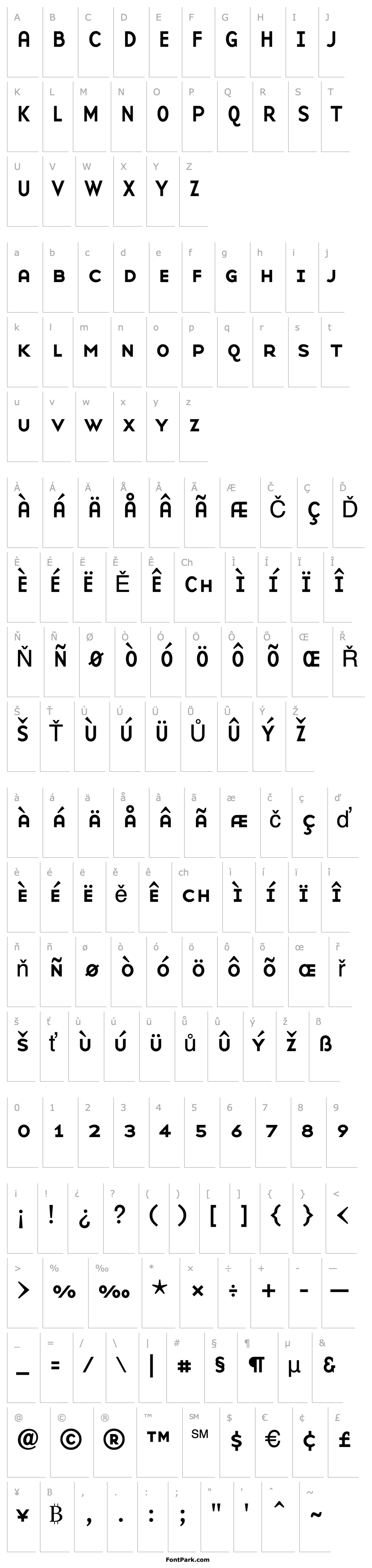 Přehled BaseNineSmallCaps Regular