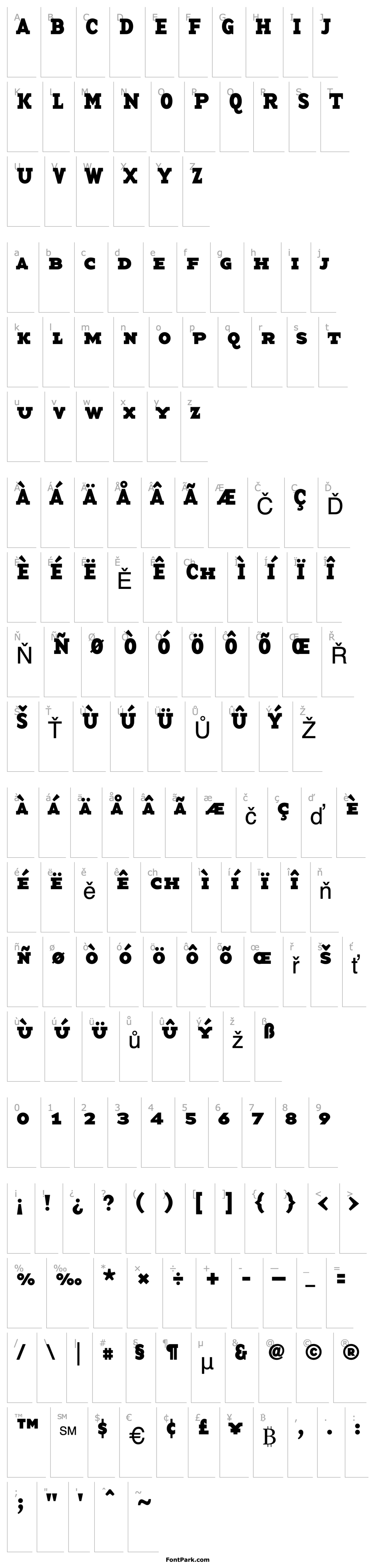 Overview BaseTwelveSerifSCB