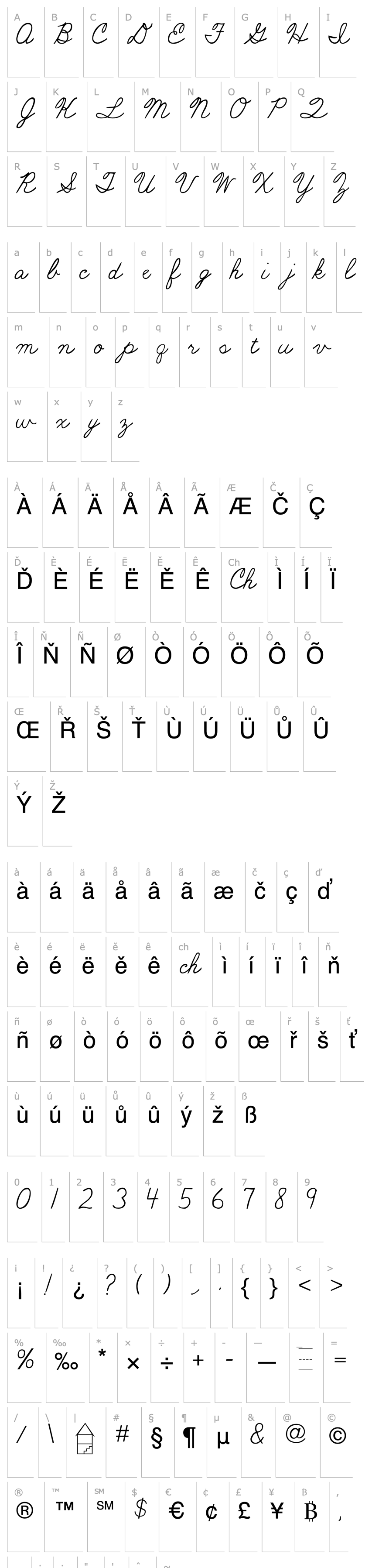 Overview Basic Cursive HandwritingRegular