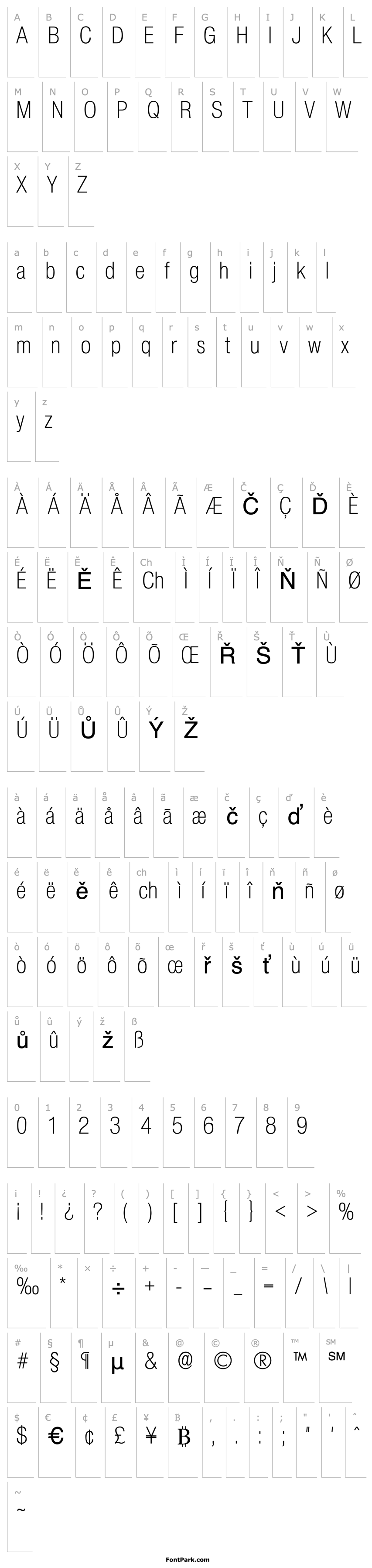 Overview Basic Sans Light SF