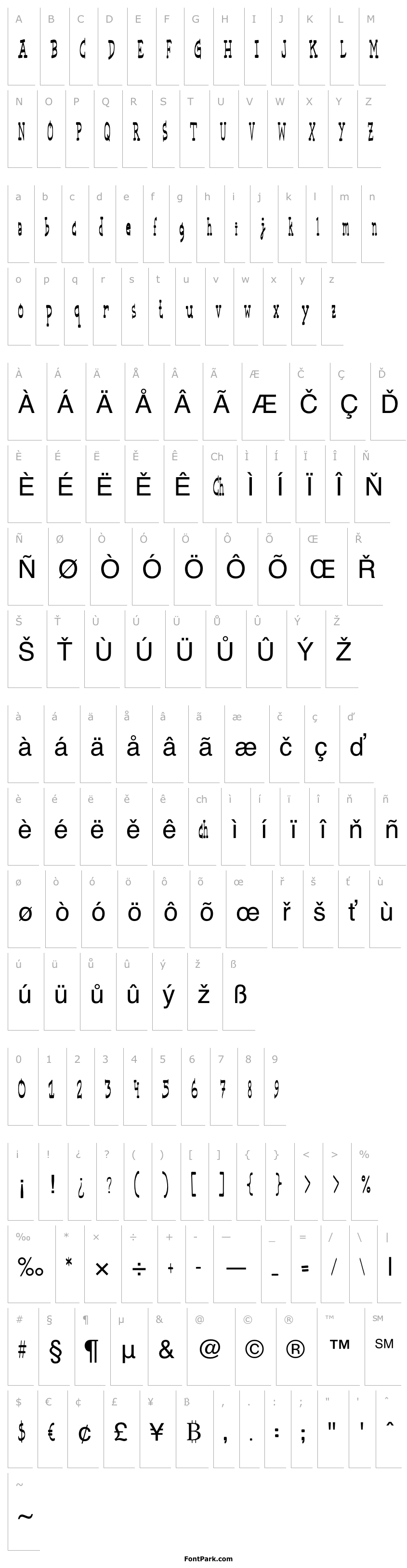 Basic Space Font | FontPark.com