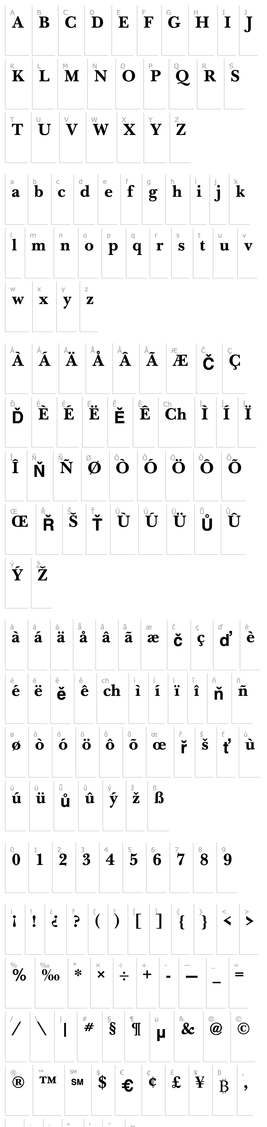 Overview Basker Hand URW Bold