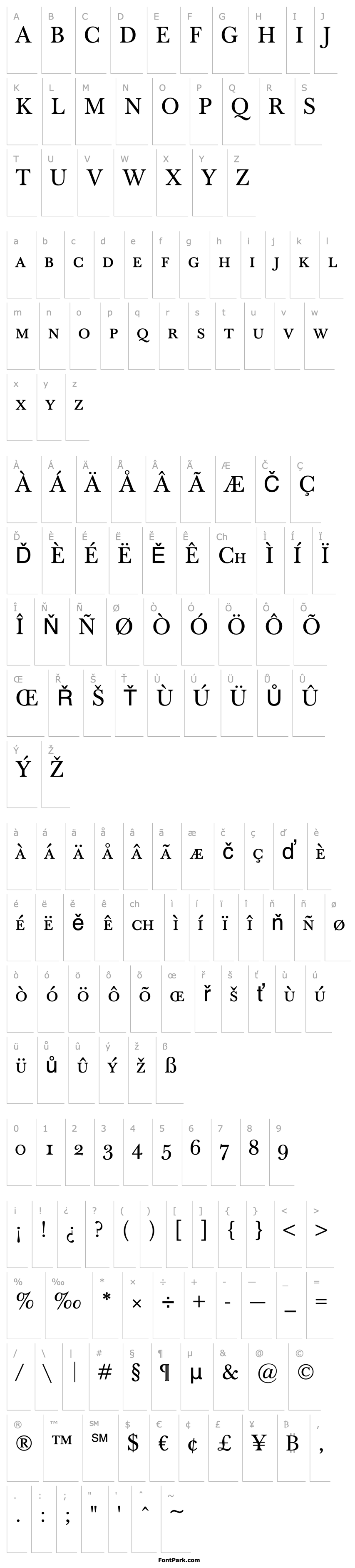 Přehled Baskerville Classico SC