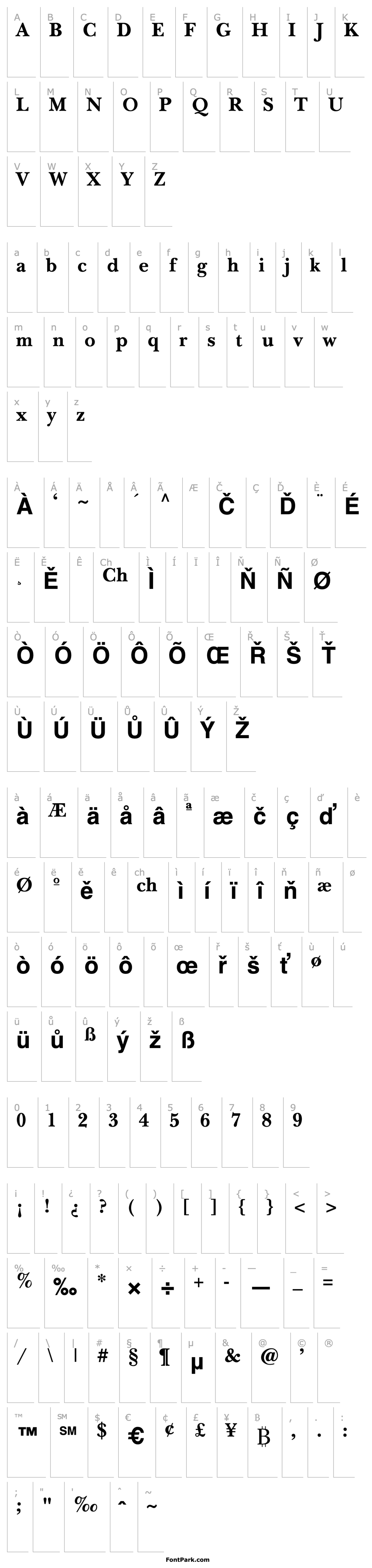 Overview Baskerville SSi Semi Bold