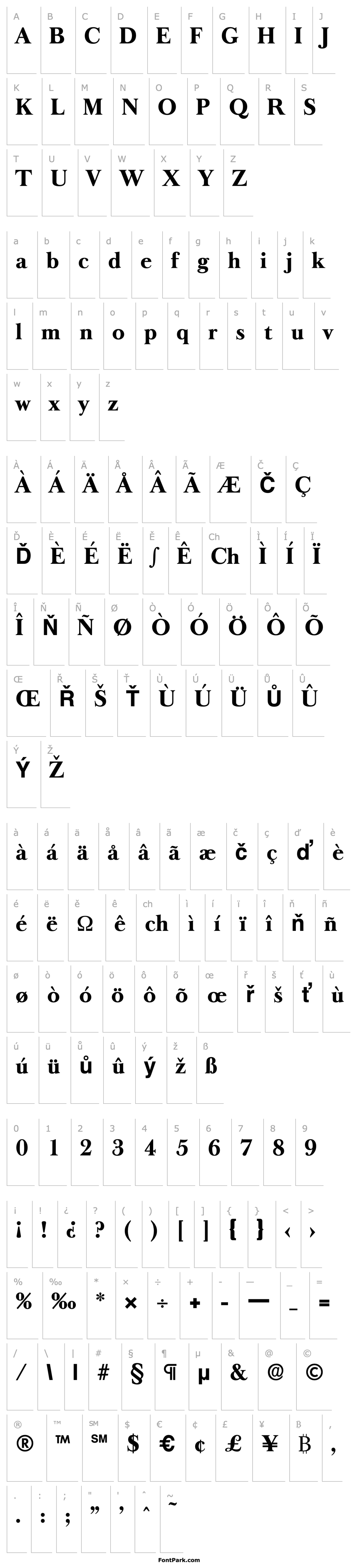 Overview BaskervilleOld-Serial-ExtraBold-Regular