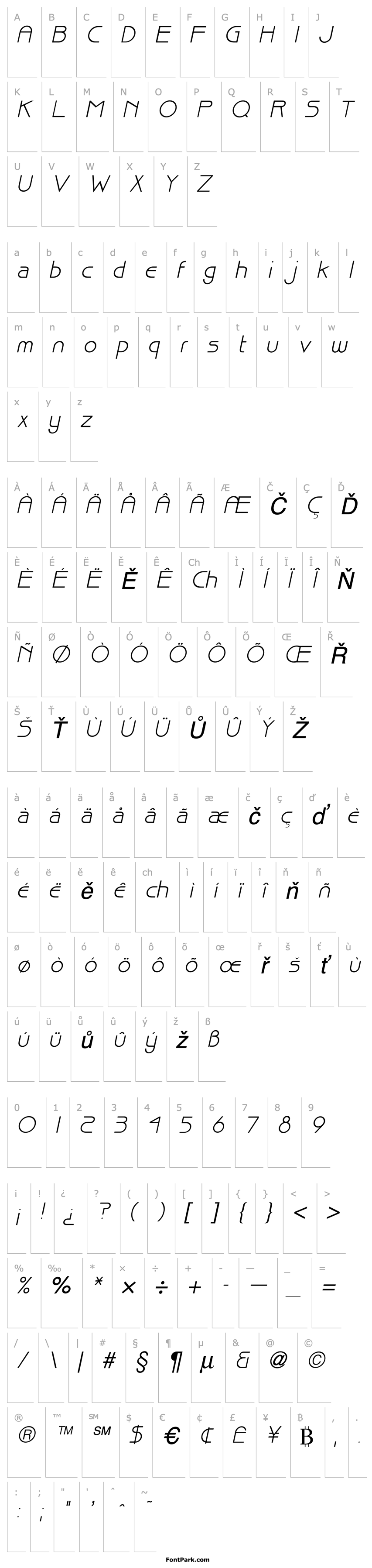 Přehled Basque Italic