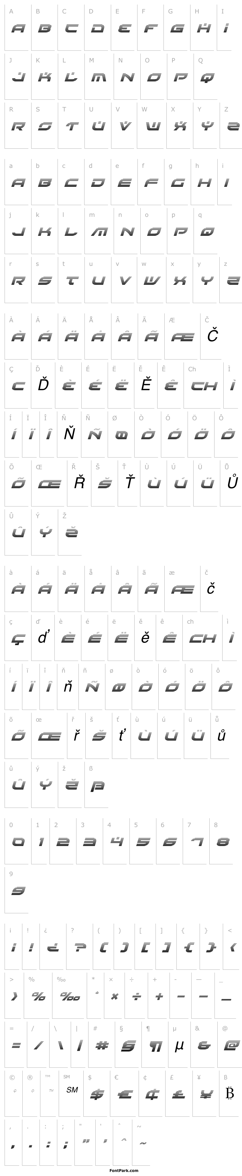 Overview Battlefield Gradient Italic