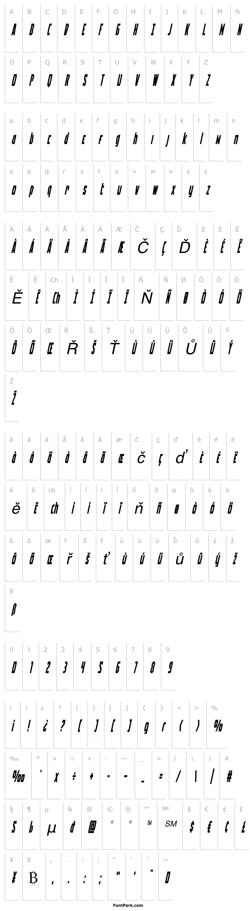 Overview Battleworld Condensed Italic