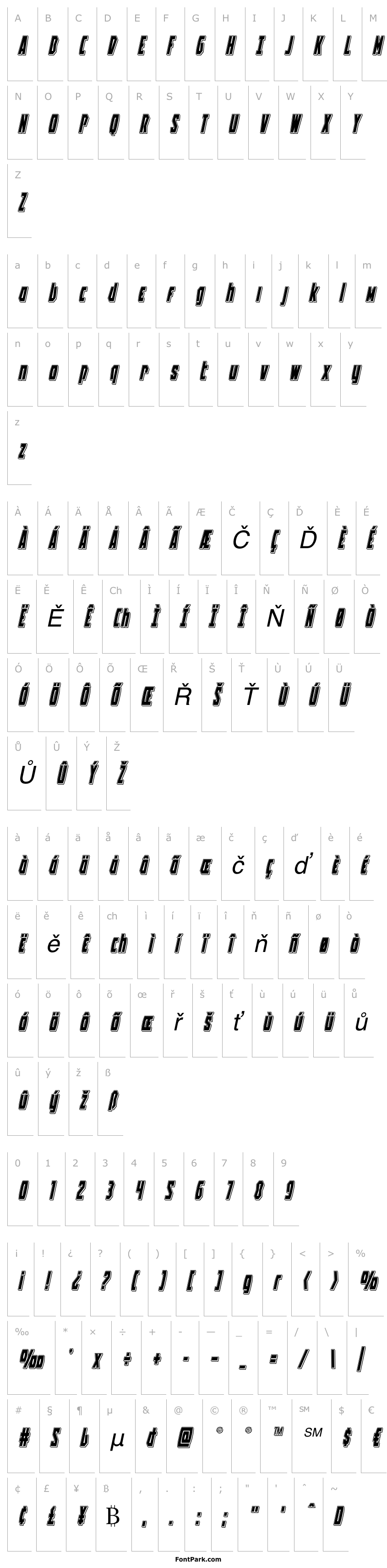 Overview Battleworld Punch Italic