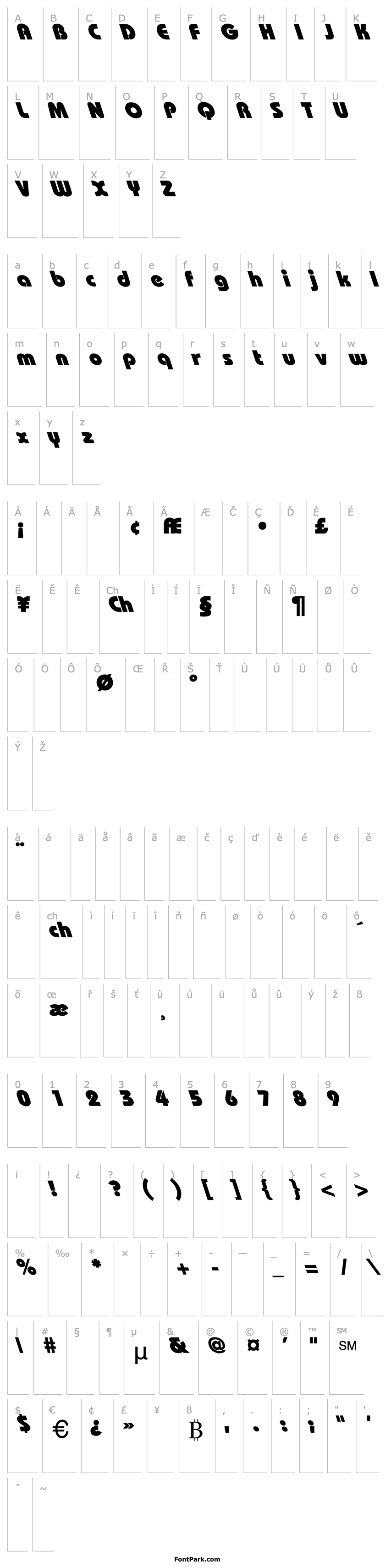 Overview Bauhaus Heavy Bold Lefty